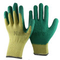 NMSAFETY gant de sécurité en latex tricoté latex naturel plongé gants de coton